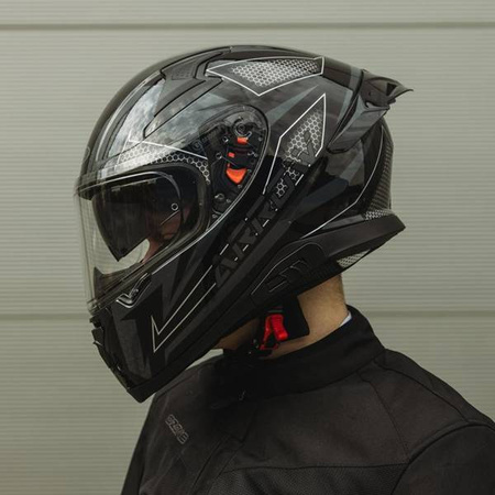 KASK OZONE INTEGRALNY ARROW BLACK/GREY