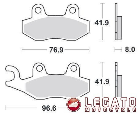 KLOCKI HAMULCOWE SBS 197 HF
