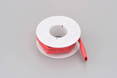 Izolacja termokurczliwa  Ø9.5mm  czerwony  1.2m