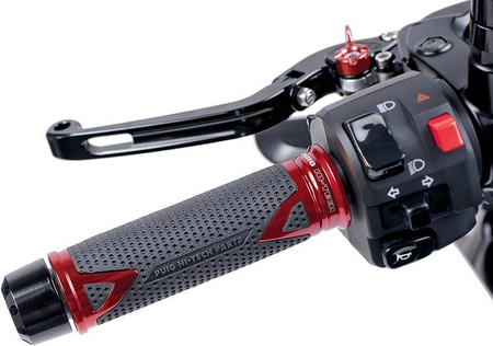 MANETKI DO MOTOCYKLA PUIG HI-TECH RADIKAL CZERWONE