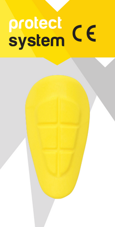 Ochraniacz bioder PRO-TEC SW-267 Yellow OS (2 sztuki)