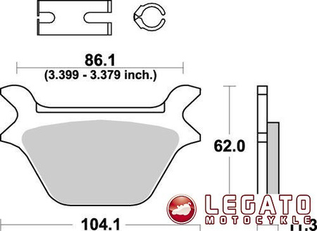 KLOCKI HAMULCOWE SBS 669 LS
