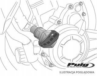 CRASH PADY PUIG DO APRILIA RSV4 09-12