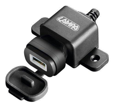 38833 Ładowarka USB, 12/24 V z mocowaniem i uniwersalną  wtyczką - Szybkie ładowanie - 2400 mA - 12/24 V