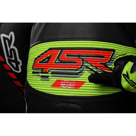 KOMBINEZON SKÓRZANY JEDNOCZĘŚCIOWY 4SR RACING NEON AR