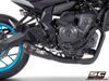 SC PROJECT Układ Wydechowy S1 Matt Black Yamaha MT-07 2025-2026
