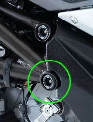 ZAŚLEPKA RAMY MV AGUSTA F3 675 / 800 / RIVALE 800 / DRAGSTER 800 / F4 1000R 10- LEWA BLACK