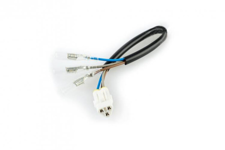 Przewody do podłączenia oświetlenia tablicy w Suzuki GSX-8S i innych Czarny (N) 3849N