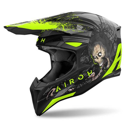 KASK AIROH WRAAAP DARKNESS MATT