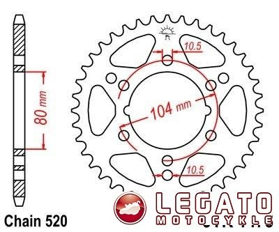 ZEBATKA NAPĘDOWA JT TYŁ (520)