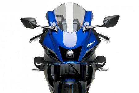 Boczne spoilery dociskowe PUIG do Yamaha R7 2022-2025 (Race) Czarny mat (J) 21223J