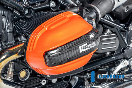 Osłona lewa fajki świecy zapłonowej - carbon glossy BMW R 12 NineT (od 2024) ILMBERGER CG.ZKL.008.R12NT