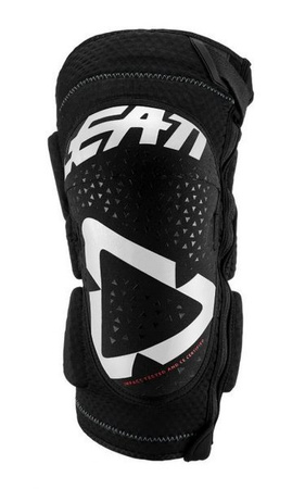 LEATT (2020) NAKOLANNIKI OCHRANIACZE KOLAN 3DF 5.0 ZIP KNEE GUARD BLACK KOLOR CZARNY/BIAŁY