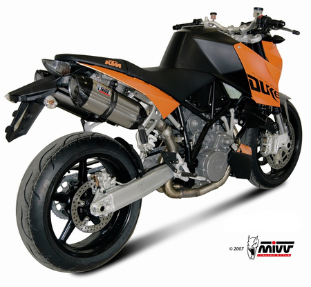 Mivv tłumiki końcowe SUONO stal nierdzewna KTM 990 SUPERDUKE 2005-2011