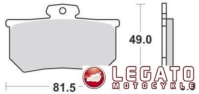 KLOCKI HAMULCOWE SBS 599 RS