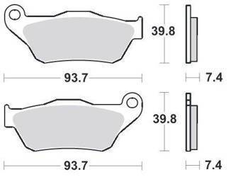 KLOCKI HAMULCOWE SBS 194 CT