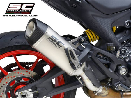 SC-Project tłumik końcowy SC1-S tytan Ducati Monster 937 (2021-2024)
