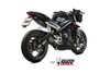 Mivv Tłumik końcowy X-M5 BLACK stal nierdzewna TRIUMPH STREET TRIPLE 765 R / RS 2017-2022