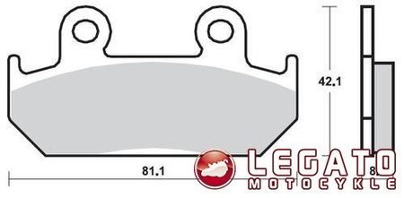 KLOCKI HAMULCOWE SBS 593 DCC
