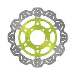 EBC Tarcza hamulcowa motocyklowa VR4155GRN VEE, zielona