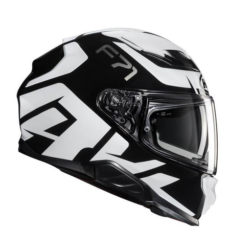 KASK HJC F71 BARD BLACK/WHITE
