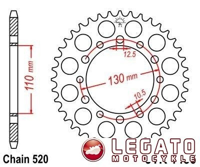 ZĘBATKA NAPĘDOWA JT TYŁ (520)