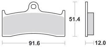 KLOCKI HAMULCOWE SBS 779 DC