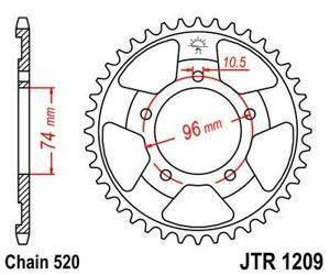 ZĘBATKA NAPĘDOWA JT TYŁ