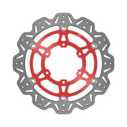 EBC Tarcza hamulcowa motocyklowa VR3107RED VEE, czerwona