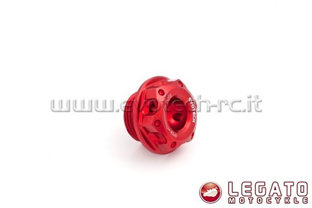 Korek wlewu oleju   EVOTECH RC Mv Augusta/Aprilia czerwony