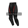 SPODNIE MOTOCYKLOWE SKÓRZANE DAMSKIE REBELHORN DIVA BLACK RED