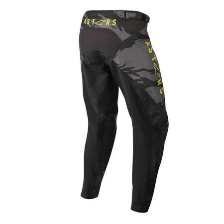 SPODNIE ALPINESTARS RACER TACTICAL BLACK/GREY CAMO/FLUO YELLOW