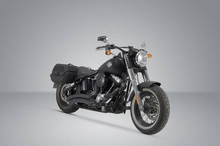ZESTAW SAKW I STELAŻY LEGEND GEAR LH1/LH1 SW-MOTECH 2X195L HARLEY-DAVIDSON SOFTAIL SLIM (12-17)