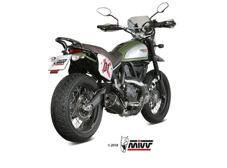 Mivv Tłumik końcowy DELTA RACE BLACK STAINLESS STEEL DUCATI SCRAMBLER 800 2015-2020