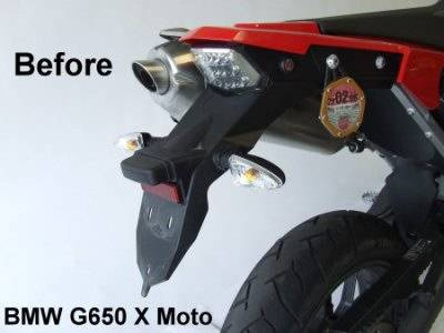 MOCOWANIE TABLICY REJESTRACYJNEJ RG RACING BMW G650 X CHALLENGE/COUNTRY/MOTO BLACK