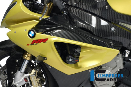 Uchwyt emblematów górnego panela bocznego owiewki - carbon BMW S 1000 RR (2010-2014) / HP4 (od 2012) ILMBERGER VEL.028.S100S.K
