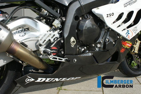Spoiler dolny racingowy do wydechu sportowego - BMW S 1000 RR Racing (2009-2011) ILMBERGER VEU.059.S1RAB.K