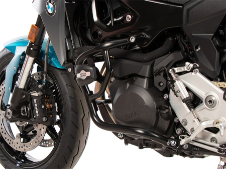 Engine protection bar black incl. protection pads for BMW F 900 R (2025-)