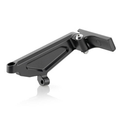 Outside Custom license plate support kit