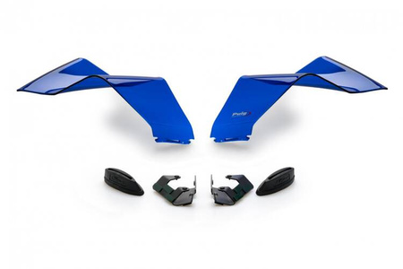 Przedni spoiler PUIG do Yamaha R1 20-24 (wersja GP) Niebieski (A) 20523A