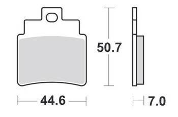 KLOCKI HAMULCOWE SBS 171 HF