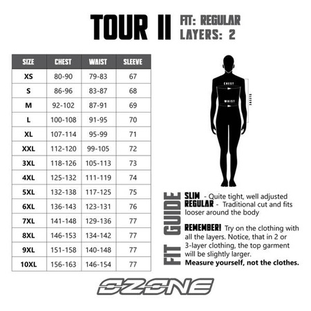 Kurtka Tekstylna Ozone Tour II Black/Fluo Yellow