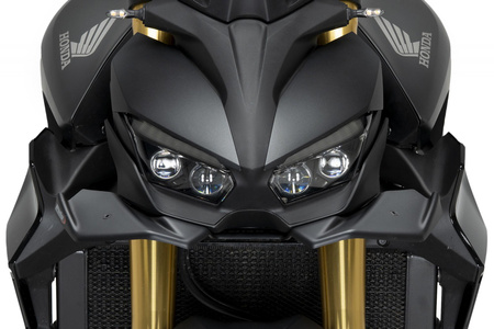 Przednie spoilery dociskowe PUIG do Honda CB1000 Hornet Czarny mat (J) 22383J