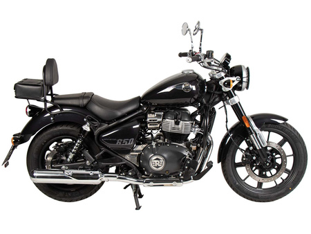 Sissybar with rearrack black for Royal Enfield Super Meteor 650 (2023-)