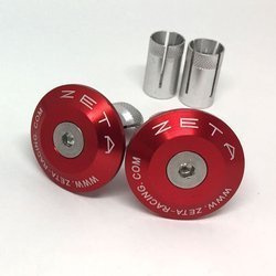 ZETA Końcówka Kierownicy Zaślepka Czerwona 35mm