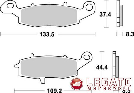 KLOCKI HAMULCOWE SBS 704 HS