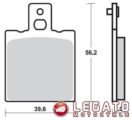 KLOCKI HAMULCOWE SBS 519 DCC