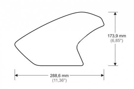 TANKPADY BOCZNE PUIG DO BMW R1200GS 13-18