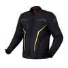 Motocyklowa Kurtka Tekstylna Ozone Delta IV Black/Fluo Yellow