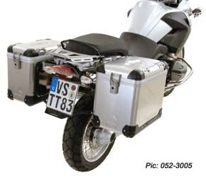ZEGA Pro pannier system for BMW R1200GS up to 2012/ R1200GS Adventure up to 2013